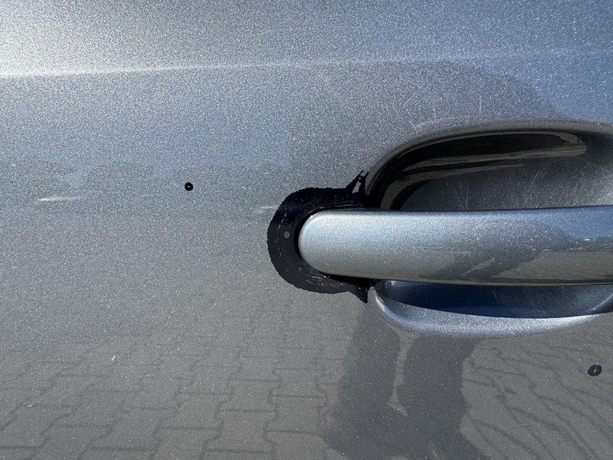 Seat Ibiza ST 6J original T&uuml;r hinten links Kombi LX7R Monsungraumetallic Rohbau Bj.2012